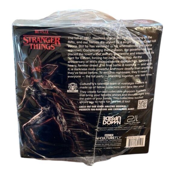 Limited Edition Stranger Things Demogorgon Popcorn Bucket Movie Theater Exclusiv - Picture 6 of 6